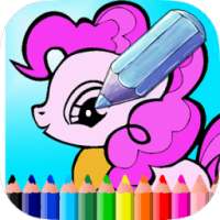 Coloring Book Pinky Poni