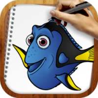 Draw Dory and Nemo