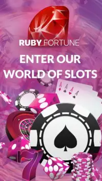 Mobile Casino: Ruby Fortune Screen Shot 2