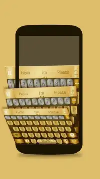 ai.keyboard Gold theme Screen Shot 2