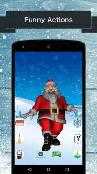 Talking Santa Claus 3D Screen Shot 4