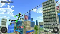 Superhero Stickman Rope Hero - Gangster Crime Game Screen Shot 10