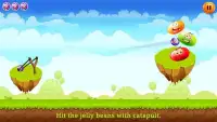 Knock Down Jelly - Catapult & Slingshot games Screen Shot 7