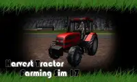 Harvest Tractor Farming Sim 17 Screen Shot 4