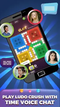 Ludo Crush - Voice Chat With Players - Multiplayer Screen Shot 4