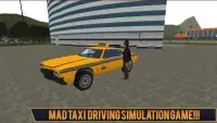 Mad Taxi Driving Simulator 3D Screen Shot 4
