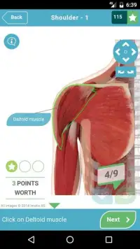 3D Anatomy Quiz Screen Shot 20
