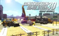 Construction Sim 3D Road works Screen Shot 3