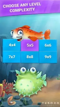 Fish Sudoku - cute puzzle Screen Shot 9