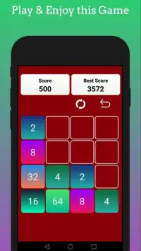 2048 Game: Unlimited Puzzle 2048 Original Game Screen Shot 0