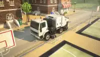 Garbage Truck Simulator Game Screen Shot 1