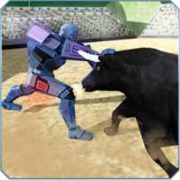 Pertempuran Robot Angry Bull