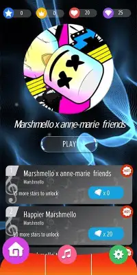 Marshmello DJ Piano Tiles Screen Shot 4