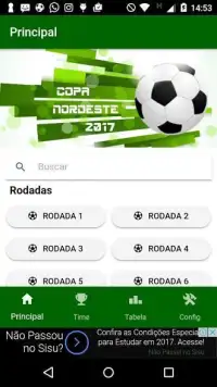 Copa Nordeste 2017 Screen Shot 1
