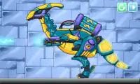 합체! 다이노 로봇 - 라이트닝 파라사우 공룡게임 Screen Shot 5