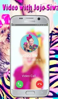 Cute JJ Girl Call You - Video Call Simulator Screen Shot 1