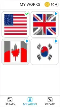 Happy Painting:Flags Color By Numbers PixelArt Screen Shot 0