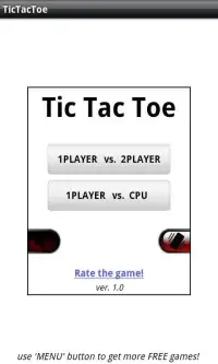 Mobile Tic Tac Toe Screen Shot 0