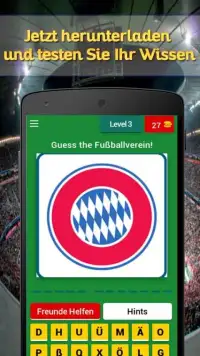 Deutsch Fußball-Logo Quiz 2017 Screen Shot 3