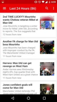 Manchester United News Screen Shot 1