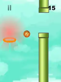 Flappy Basketball Shooter Screen Shot 2