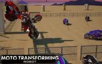 Moto Robot Transformation Race Screen Shot 10