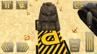 3D Army Tank Parking Screen Shot 4
