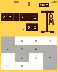 Hangmath - Math Hangman Screen Shot 1