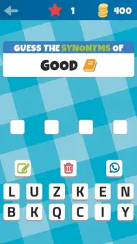 Synonyms and Antonyms - Word game with friends Screen Shot 1