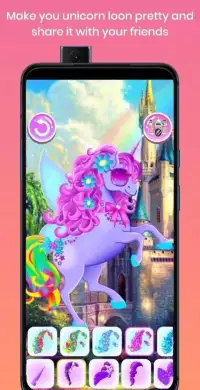 Unicorn Dress Up : Magic Horse Girls game Screen Shot 0