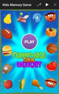 Memory Game for Kid Screen Shot 0