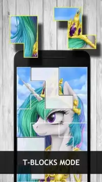 Little Pony Unicorn T-Puzzle Screen Shot 3