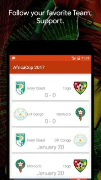 African Cup 2017 Gabon ** Screen Shot 1