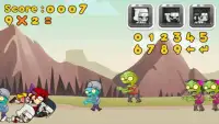 Math - Ninjas Vs Zombies Screen Shot 0