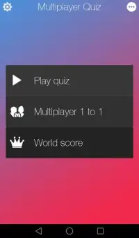 the multiplayer quiz Screen Shot 2