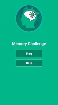 Memory Challenge Screen Shot 3