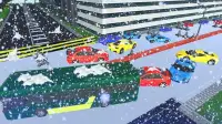 Winter pileup Snow Car Parking Screen Shot 1