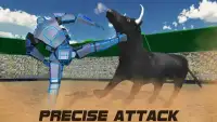 Battle Robot VS Angry Bull Screen Shot 1