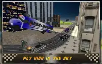 Police Sci Fi Flying Bus Screen Shot 10