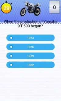 Quiz for Yamaha XT500 Fans Screen Shot 0