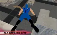 Flying Superhero: City Battle Screen Shot 1