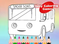 Toya Little Bus Coloring Game Screen Shot 0