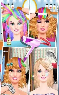 Fashion Girls Hair Salon Game Screen Shot 1