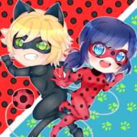 Ladybug and Cat Noir Chibi
