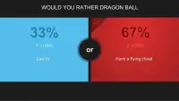 Would You Rather - Dragon Ball Screen Shot 2