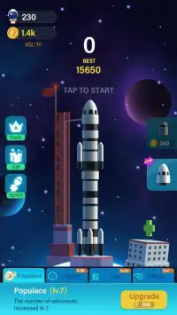 Idle Rocket - The Next Planet Screen Shot 2