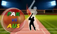 Pak vs Aus Cricket Game Live Screen Shot 0