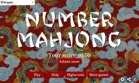 Number Mahjong Solitaire Screen Shot 5