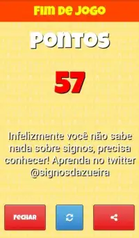 Quiz Signos da Zueira Screen Shot 3