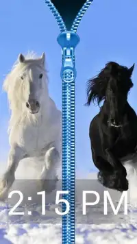 Horse Zipper Lock Screen Prank Screen Shot 3